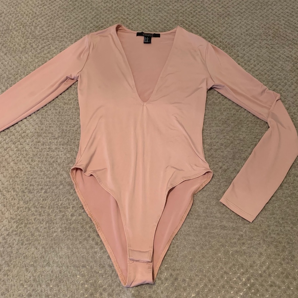 Pink bodysuit